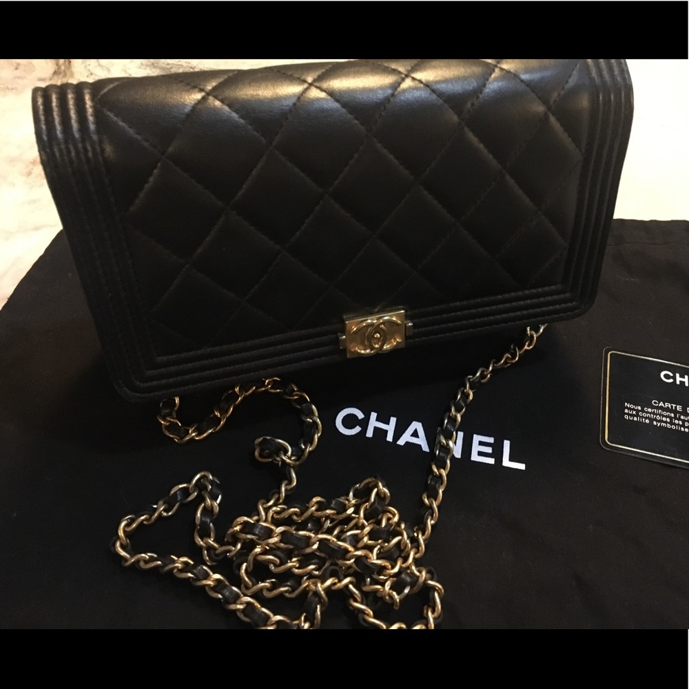 Chanel Boy WOC - Lambskin with Gold Hardware